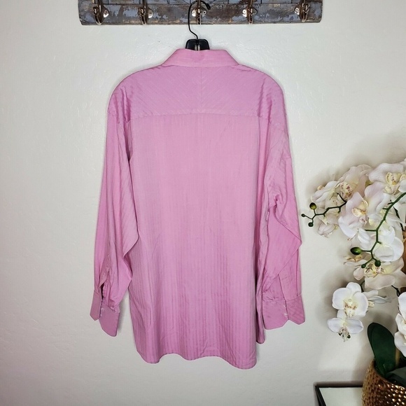 TED BAKER London Pink Textured Button Down Shirt - Picture 2 of 6
